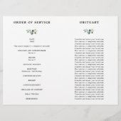 生活プログラムの緑のユーカリお祝い (裏面)