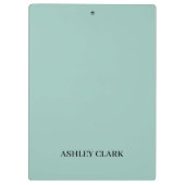 生活前向きの見通し©Seascape パーソナライズされた クリップボード (裏面)