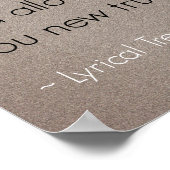 生活変化感動的引用文ポスター ポスター (角)