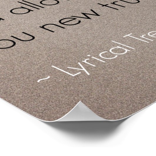 生活変化感動的引用文ポスター ポスター (角)