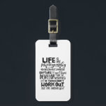 生活感動的引用文写真家 ラゲッジタグ<br><div class="desc">人生は写真のようなものだ。ネガから発展する。写真感動的者のやる気を起こさせる引用文デザイン。写真カッコいいを撮るのが大好きな人のためのヴィンテージやレトロタイポグラフィグッズ、写真部のメンバー。カメラやレンズを至る所で使うアマチュアやプロフェッショナルのフォトグラファーに最適です。兄素晴らし兄、妹、母、父、友人、叔母と叔父のためのクリスマスプレゼントと誕生日プレゼント。背景色はカスタマイズ好みの色にできる。</div>