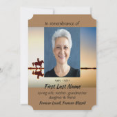 生活招待状のお祝い乗馬 招待状 (裏面)