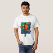 生活方向道路標識 Tシャツ (正面フル)