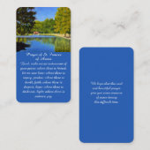 生活景観葬式カードお祝い 名刺 (正面/裏面)