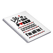 生活様トランプのポーカーカスタム帳 ノートブック (右側)