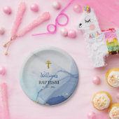 生活水正統派キリスト教バプテスマの河川 ペーパープレート (パーティー)