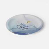 生活水正統派キリスト教バプテスマの河川 ペーパープレート (アングル)