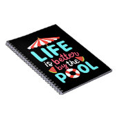 生活泳ぐ人はプールの方が良い ノートブック (右側)