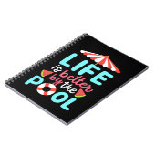 生活泳ぐ人はプールの方が良い ノートブック (左側)