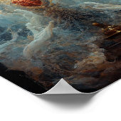 生活神社ファンタジーSFアートのポスター ポスター (角)