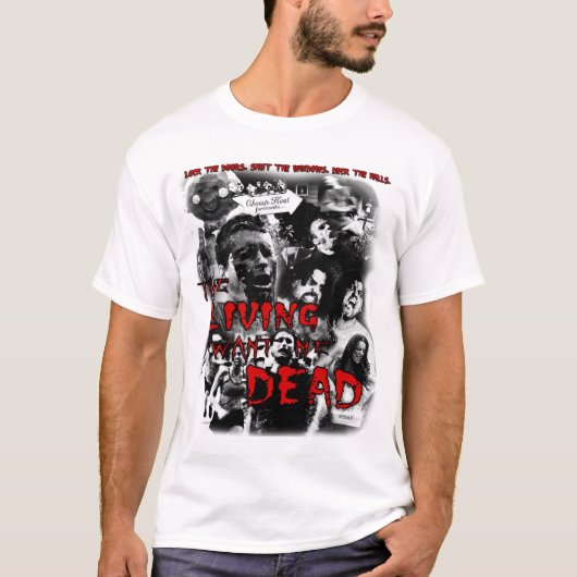 "生活私が死者"の基本的なTシャツほしいと思います Tシャツ (正面)