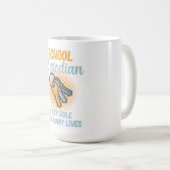 生活管理者の鍵での学校管理者の役割 コーヒーマグカップ (正面右)