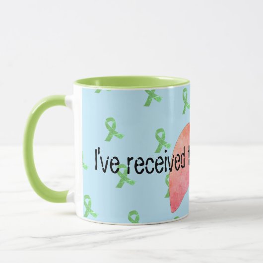 生活肺移植コーヒーの息 マグカップ (左)