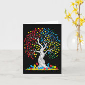 生活自閉症意識の木 カード (黄色い花)