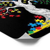 生活自閉症意識の木 ポスター (角)