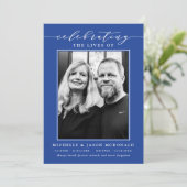 生活葬エレガント業の二重お祝い 招待状 (スタンド正面)