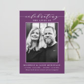 生活葬エレガント業の二重お祝い 招待状 (スタンド正面)