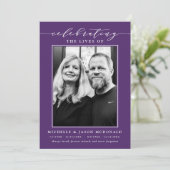 生活葬エレガント業の二重お祝い 招待状 (スタンド正面)