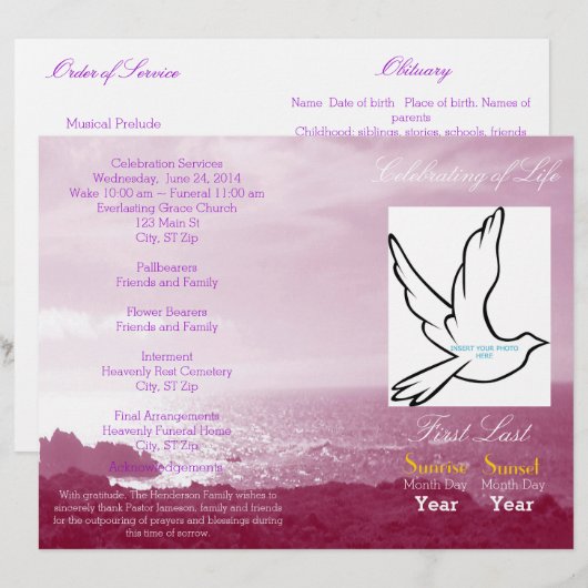 生活葬儀制度のお祝い独身の (正面/裏面)