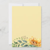 生活葬儀記念ひまわりのお祝い 招待状 (裏面)