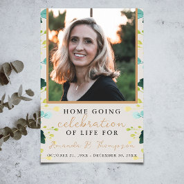 生活葬式の帰郷お祝い ポスター