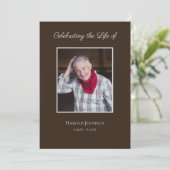 生活葬祭令の写真お祝い プログラム (スタンド正面)