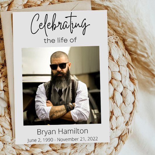 生活計シンプル算費の葬儀お祝い チラシ