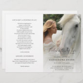 生活計画モダンエレガントお祝い (正面/裏面)