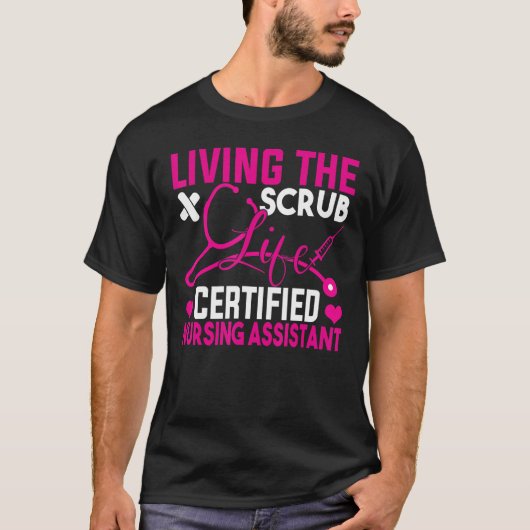 生活認定看護助手の生活 Tシャツ (正面)