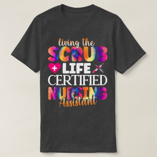 生活認定看護助手の生活 Tシャツ (デザイン正面)