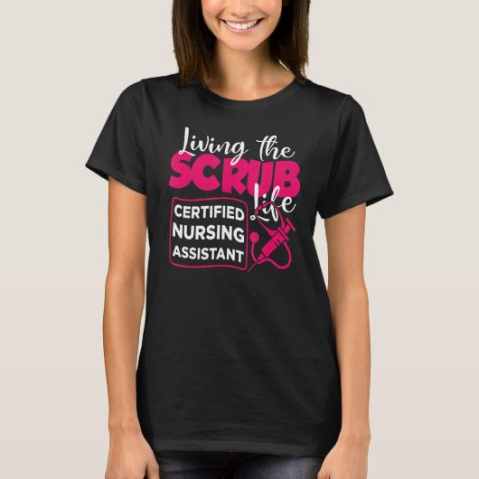 生活認定看護助手の生活 Tシャツ (正面)