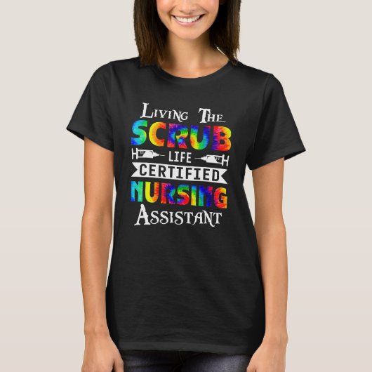 生活認定看護助手の生活 Tシャツ (正面)