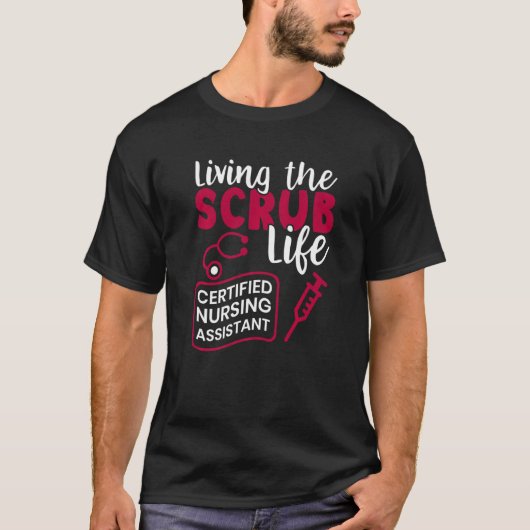 生活認定看護助手の生活 Tシャツ (正面)