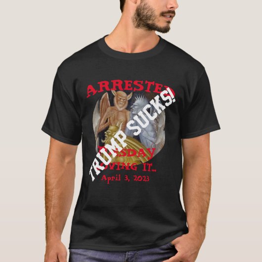 生活費 トランプ ガス代 食費 Tシャツ (正面)
