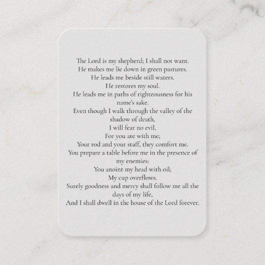 生涯お祝い写真葬儀 名刺 (裏面)