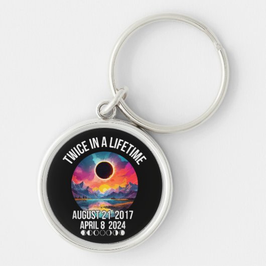 生涯に2回2024年4月8日GIft For キーホルダー (正面)