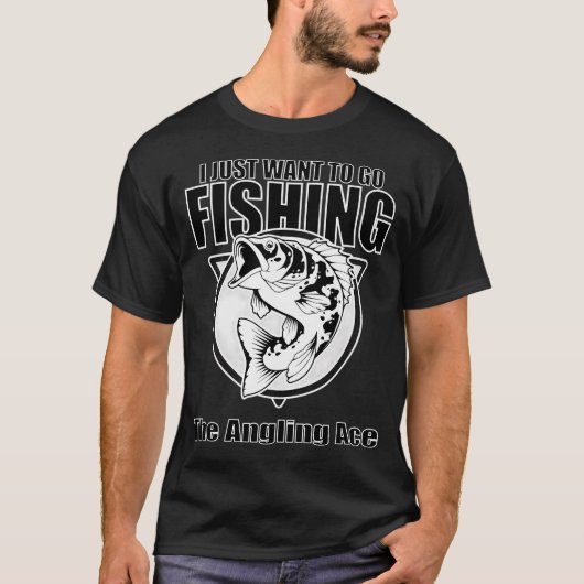 生涯のスポーツ 釣り Tシャツ (正面)