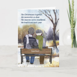 生涯のパートナー シニア アフリカ系アメリカ人 ゲイ カップル シーズンカード