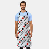 生涯のレクリエーションのスキル4カードスーツをブリッジ エプロン (着用した状態)