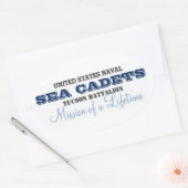 生涯の使命 楕円形シール (封筒)