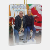 生涯の友2の写真は2年クリスマス2味方しました セラミックオーナメント (右)