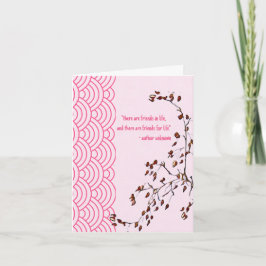 生涯の友 日本風景デザインのグリーティングカード カード