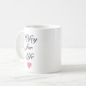 生涯の妻 新婚の花嫁 コーヒー コーヒーマグカップ (正面左)
