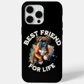 生涯の最高の友達 ボクサー犬 Case-Mate iPhoneケース (裏面)