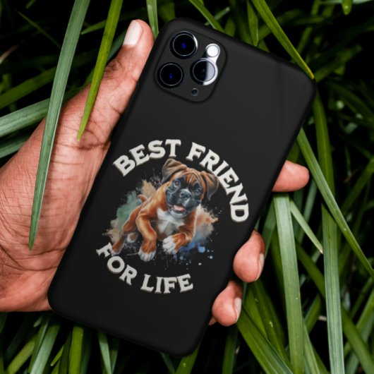 生涯の最高の友達 ボクサー犬 Case-Mate iPhoneケース
