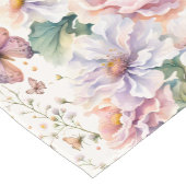 生涯の蝶のフローラブライダルシャワーの好意 ショートテーブルランナー (コーナー)