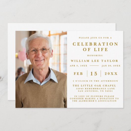 生涯クラシック記念招待状のお祝い 招待状 (正面/裏面)