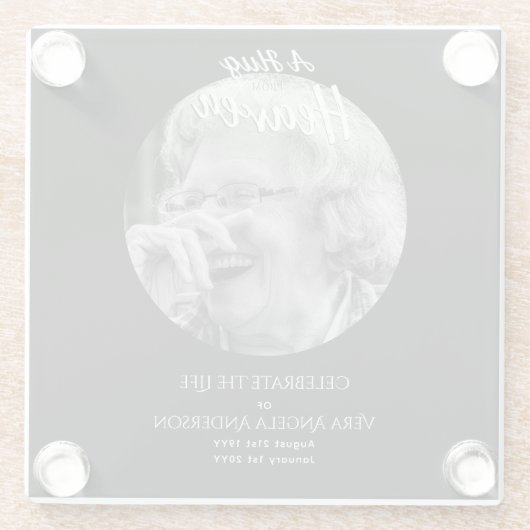 生涯葬式お祝い記念写真展 ガラスコースター (裏面)