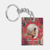 生涯葬式お祝い記念写真展 キーホルダー (正面左)