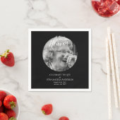 生涯葬式お祝い記念写真展 スタンダードカクテルナプキン (インサイチュ)